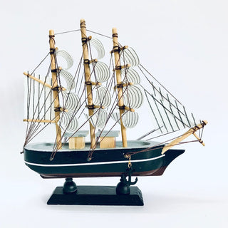 O Captain - Wooden Sail Boat Model