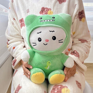 Dinosaur Hoodie Cat Plush - The Ultimate Cuddle Companion