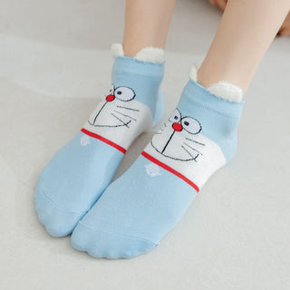 Doraemon Cotton Socks | Soft Breathable Casual Socks