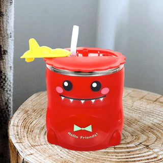 Dinosaur Sippy Cup for Kids | Cute Mini Cup 304 liner Stainless Steel - Geekmonkey