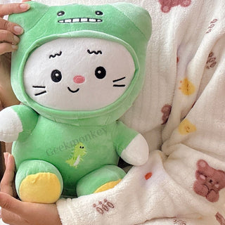 Dinosaur Hoodie Cat Plush - The Ultimate Cuddle Companion