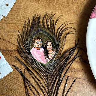 Personalized Feather Painting | Photo to Painting