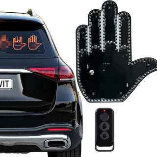 Finger Emoji Car Display | Unique Car Gadget