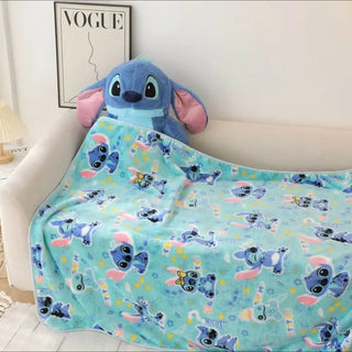 Stitch Plush Toy Blanket | Soft Toy With Hidden Blanket