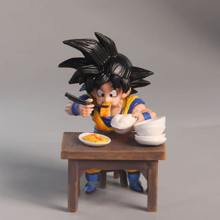 DBZ Meal Time Figures | Goku Vegeta Food Time Figurines