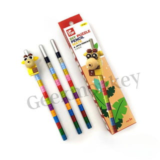 Pencil With DIY Block Topper