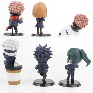 JJK Snack Squad – Sorcerers n Snacks Edition Figurines (6pc Set)