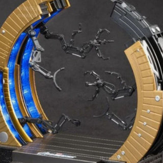 Iron Man Mark 6 Suit Up Gantry Figure | ZD Toys 1/10 Scale Action Figure with Suit-Up Gantry