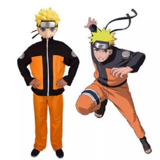 Naru-to Uzumaki Cosplay Costume | Anime Outfit with Jacket n Pants