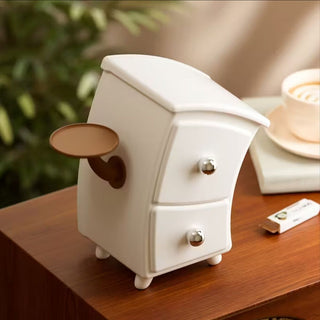 Cutesy Monkey Drawer Organizer – Cute Desktop Storage Cabinet with 2 Drawers