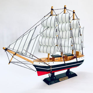 O Captain - Wooden Sail Boat Model