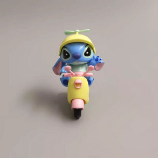 Stitch Riding Adventure PVC Figure – Cute Alien on Vehicle Series
