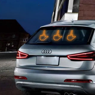 Finger Emoji Car Display | Unique Car Gadget