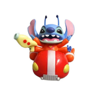 Stitch Riding Adventure PVC Figure – Cute Alien on Vehicle Series