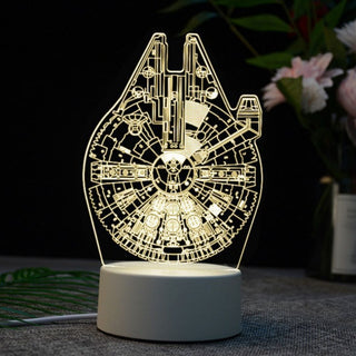 Millennium Falcon Acrylic Lamp 