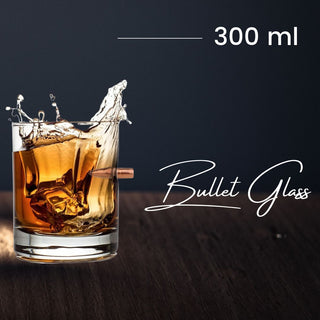 Premium bullet glass | perfect for drinking water | For men [300 ml]