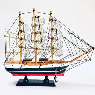 O Captain - Wooden Sail Boat Model