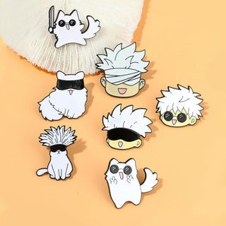 Dominate Your Domain: The Jujutsu Kaisen Enamel Pin Collection (Set of 4)!