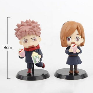 JJK Snack Squad – Sorcerers n Snacks Edition Figurines (6pc Set)