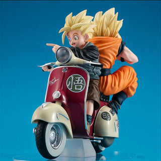 Goku n Gohan on Scooter