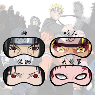 Naruto Fighters Eye Mask | Quirky Naruto Itachi Eye Blinder [Free Gel Pad]