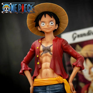 Multi-Face Luffy Figurine | Moody Luffy Action Figure with Three Faces