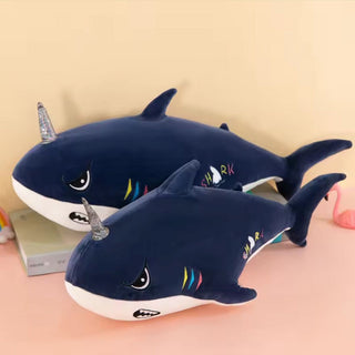 Shark Plush Pillow with Blanket