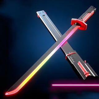 BlazeStrike LED Smoke Sword – Multicolor Light FX Toy