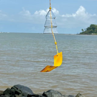 Tree Transparent Glass Blessing Bell