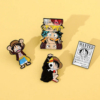 The Straw Hat Captain Lives On! Luffy One Piece Enamel Pin