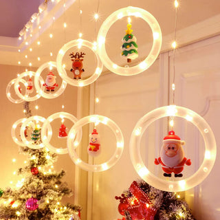 Cool Christmas Ring Light | Christmas Curtain Light