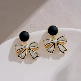 Bow Shaped Earrings | Elegant and Timeless Jewelry