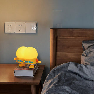 Cute Cartoon Silicone Night Lamp for Kids – Dimmable Bedside Table Light