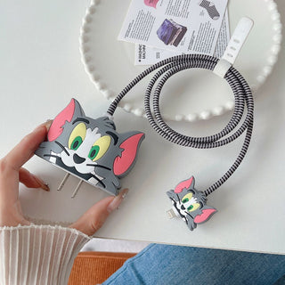 Tom and Jerry Apple Charger Cover | TnJ Theme 20 W Charger Cover