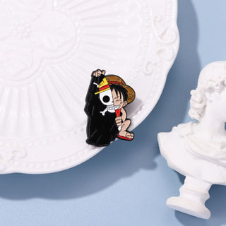 The Straw Hat Captain Lives On! Luffy One Piece Enamel Pin