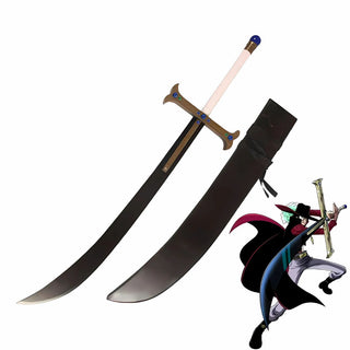 Dracule Mihawk Samurai Katana – One Piece Bamboo Cosplay Sword