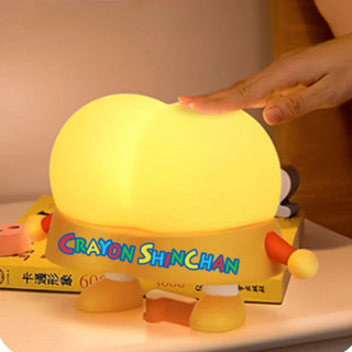 Cute Cartoon Silicone Night Lamp for Kids – Dimmable Bedside Table Light