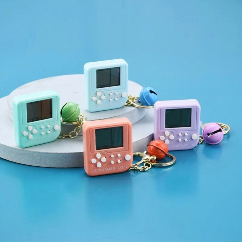 Playable Keychain Retro Handheld Game Keychain | Tiny Nostalgic Gaming Console With Keyr ...
