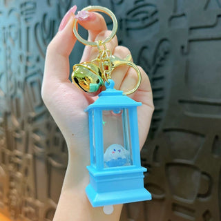 Kuromi Dome Keychain with Light