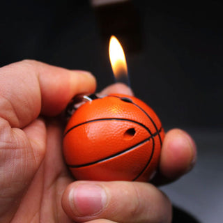 Basketball Lighter Keychain | Creative Butane Refillable Soft Flame Lighter