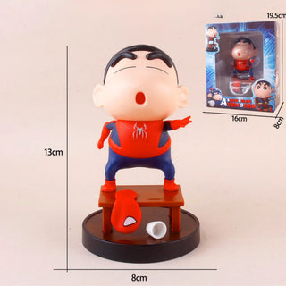 Shin Chan Superhero Figurine | Mischief and Mayhem Together