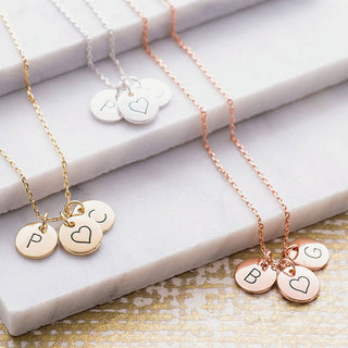 Signature Impressions Necklace | Personalized Initials Tag Necklace