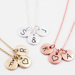 Signature Impressions Necklace | Personalized Initials Tag Necklace