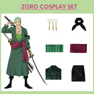 Roronoa Zoro Cosplay Full Set | Zoro Anime Cosplay