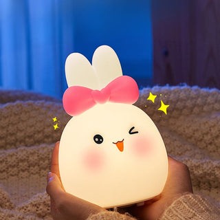 Cutesy Rabbit Lamp - Silicon LED Night Light