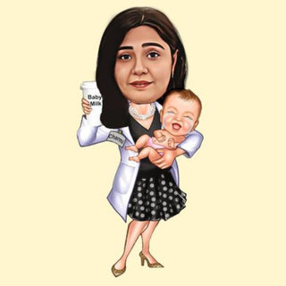 Unique 2D Bobble Caricature for Women | Gifts for Her