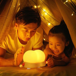 Cute Cartoon Silicone Night Lamp for Kids – Dimmable Bedside Table Light