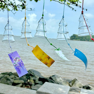 Tree Transparent Glass Blessing Bell