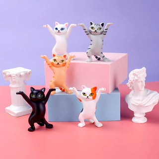 Sassy Cat Figurine Set: Unleash the Purrfect Chaos!