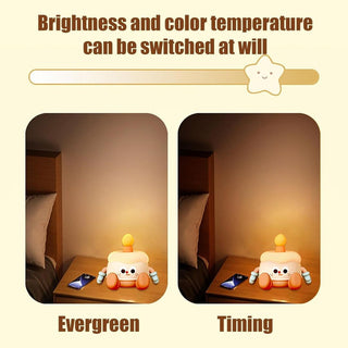 Cute Birthday Cake LED Night Light | Stress Reliever & Decor